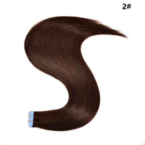 100% Remy Human Hair Extensions Tape ins 20pcs, Blonde, Brown, Black & Highlight, All Natural Hair Colours. - Image 4